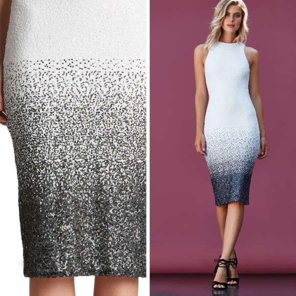 Dress The Population Shawn Sequin Ombré Dress - Picture 5 of 14